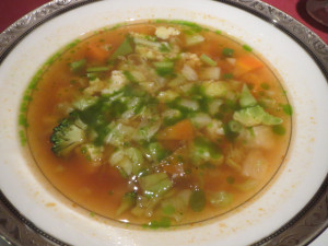 色々な野菜のスープ