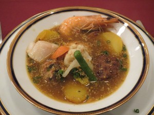 アンコウのブイヤベース