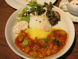 しろくまの「おふとんかけてね」チキンのトマト煮